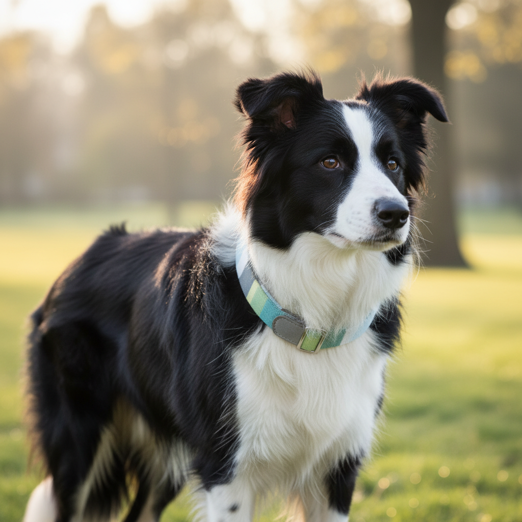 Jack and Vanilla halsband voor honden, groen, 50 cm
