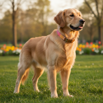 Jack and Vanilla halsband voor honden, roze, 35 cm