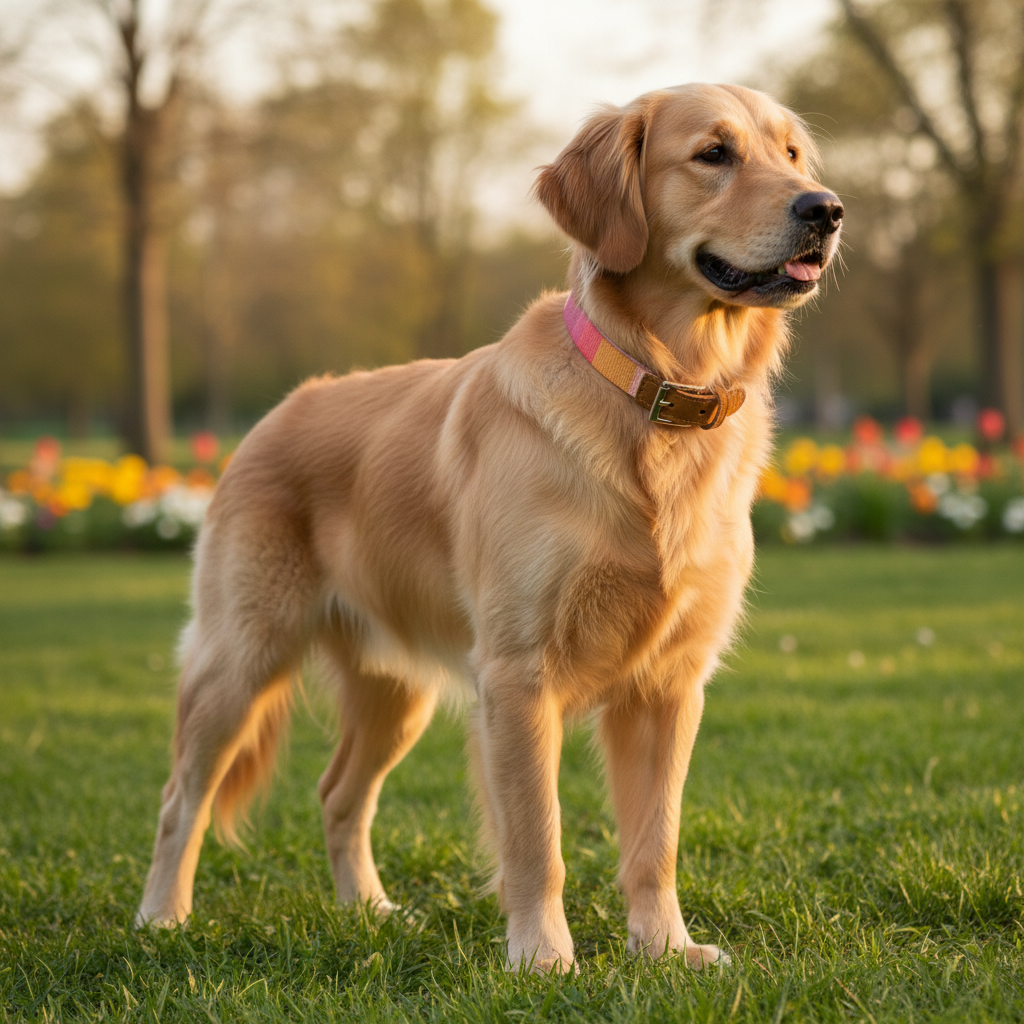 Jack and Vanilla halsband voor honden, roze, 35 cm