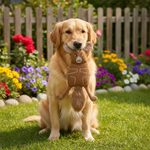 Jack and Vanilla speeltje voor honden, bruin, 34 cm