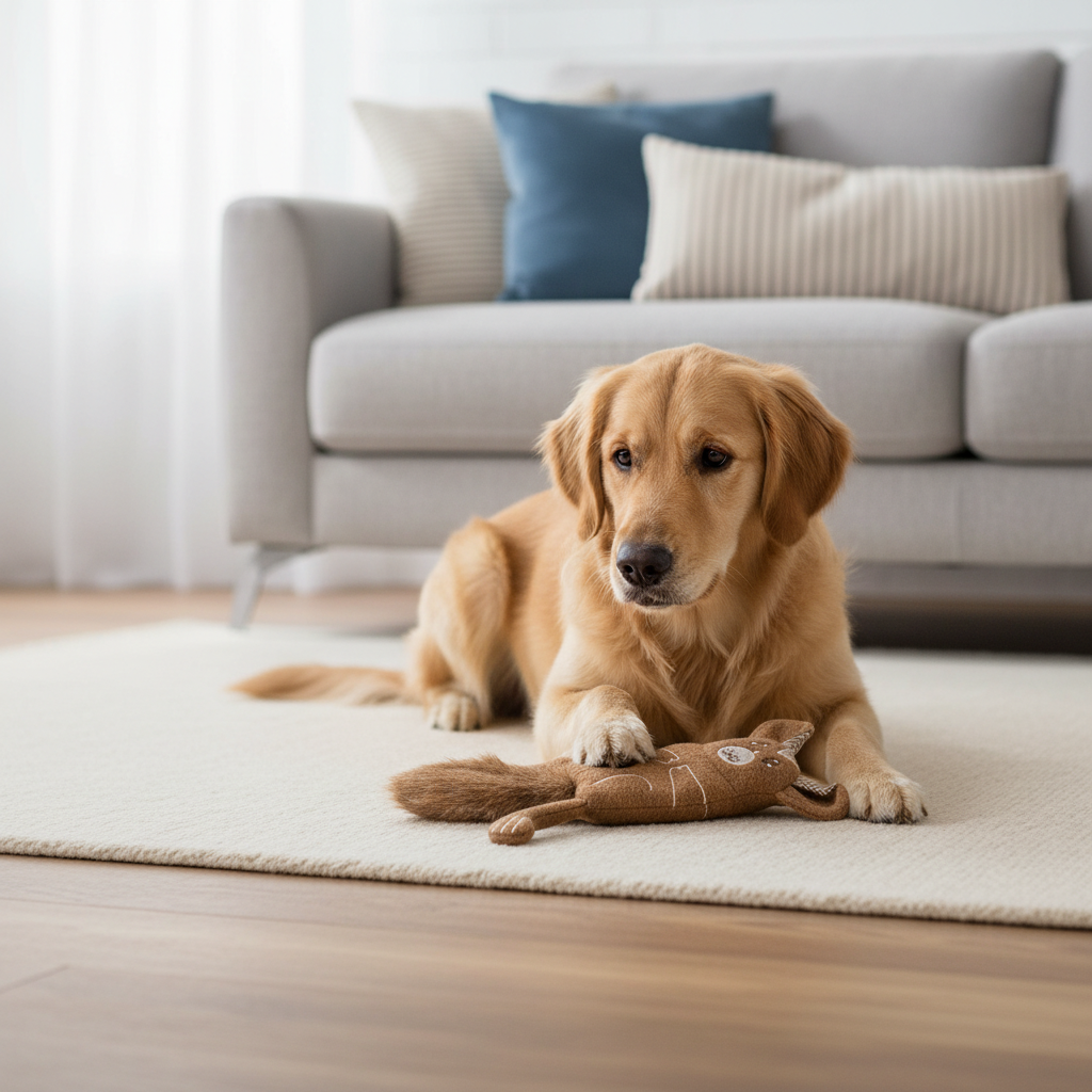Jack and Vanilla speeltje voor honden, bruin, 34 cm