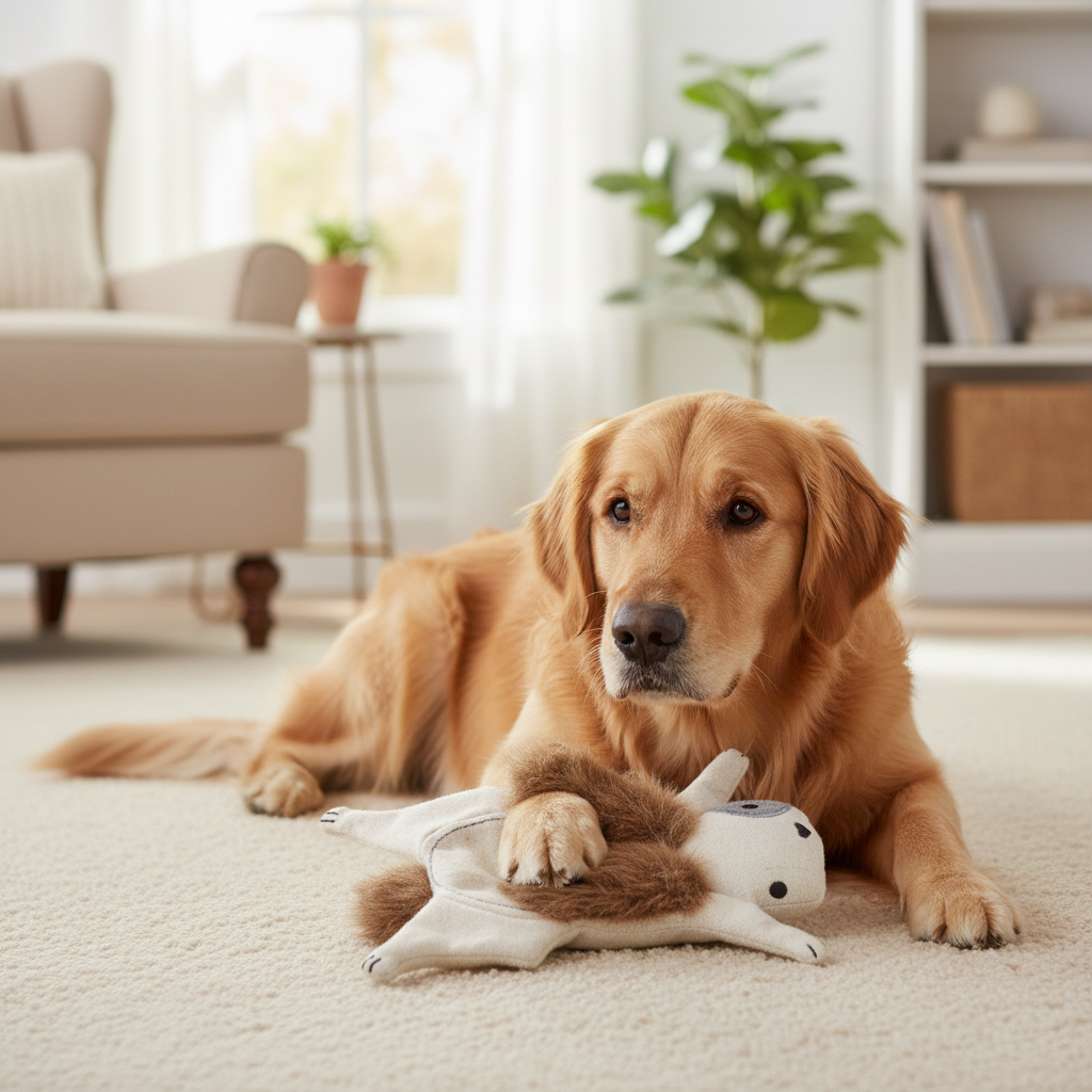 Jack and Vanilla speeltje voor honden, beige, 30 cm