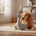 Jack and Vanilla speeltje voor honden, grijs, 28 cm