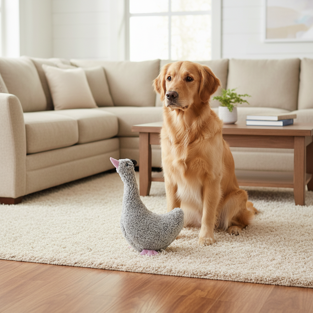 Jack and Vanilla speeltje voor honden, grijs, 35,5 cm