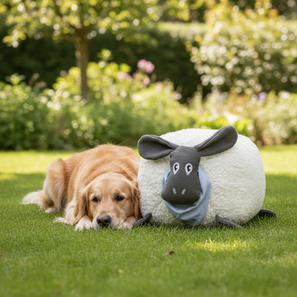 Jack and Vanilla speeltje voor honden, wit, 18 cm