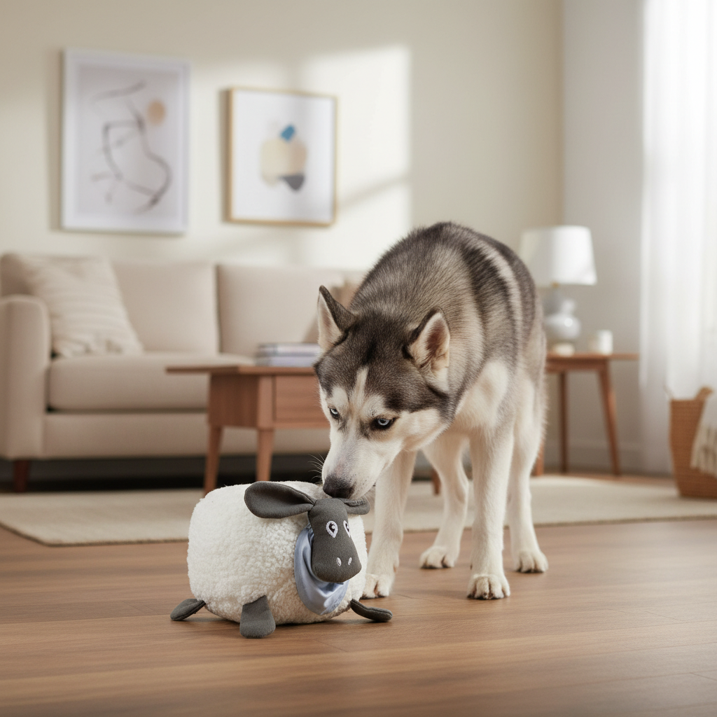 Jack and Vanilla speeltje voor honden, wit, 18 cm