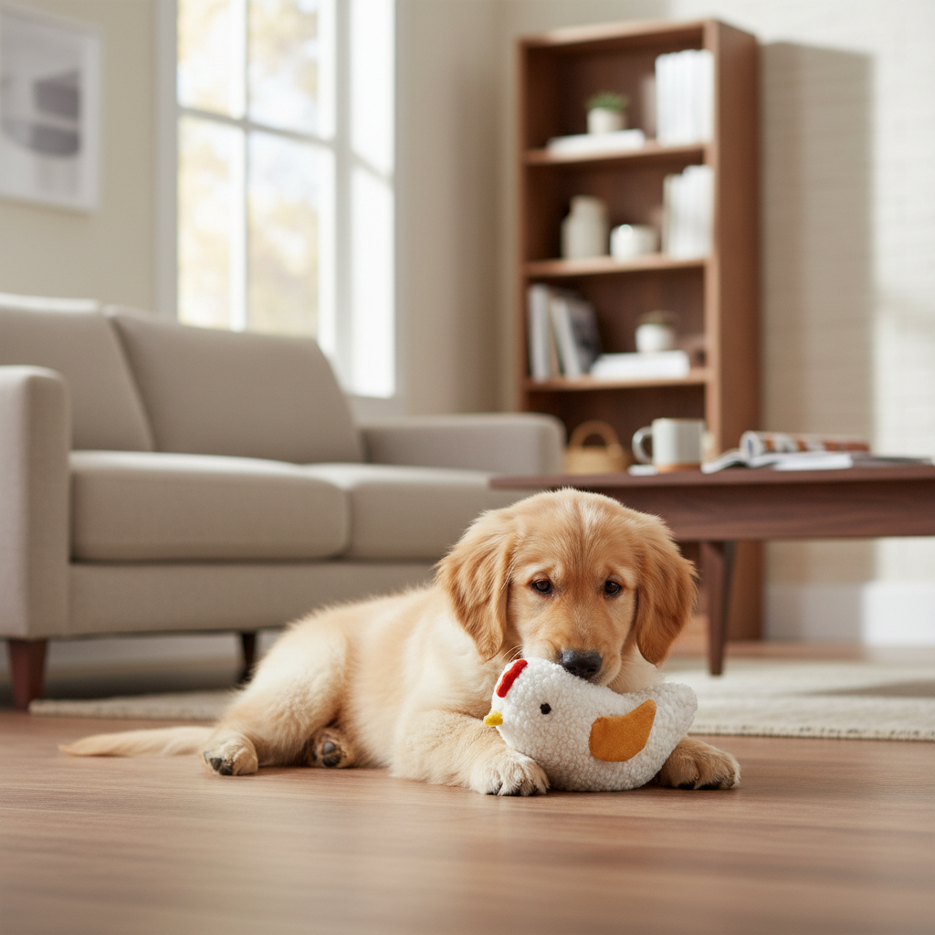 Jack and Vanilla speeltje voor honden, wit, 16,5 cm