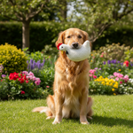 Jack and Vanilla speeltje voor honden, wit, 24 cm