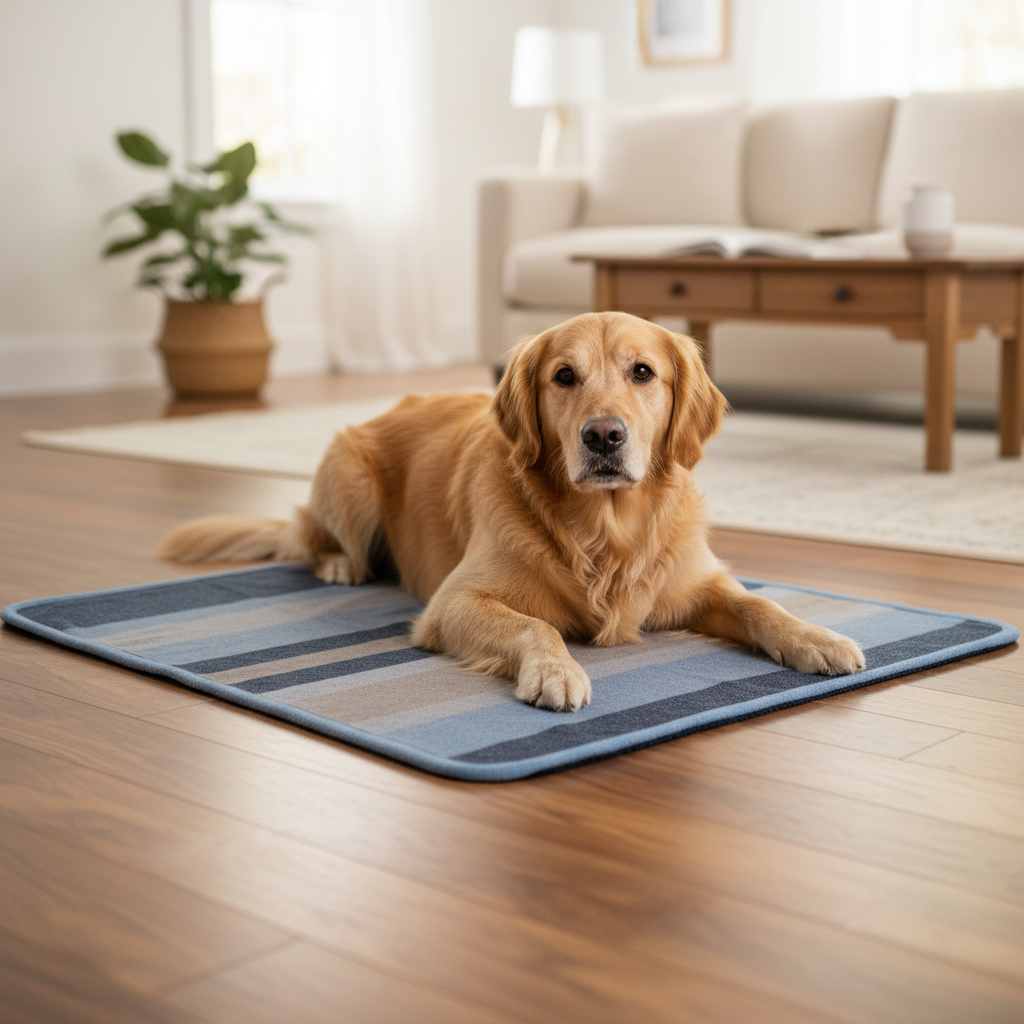 Jack and Vanilla deken voor honden en katten, blauw, 75 cm