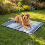 Jack and Vanilla deken voor honden en katten, blauw, 75 cm