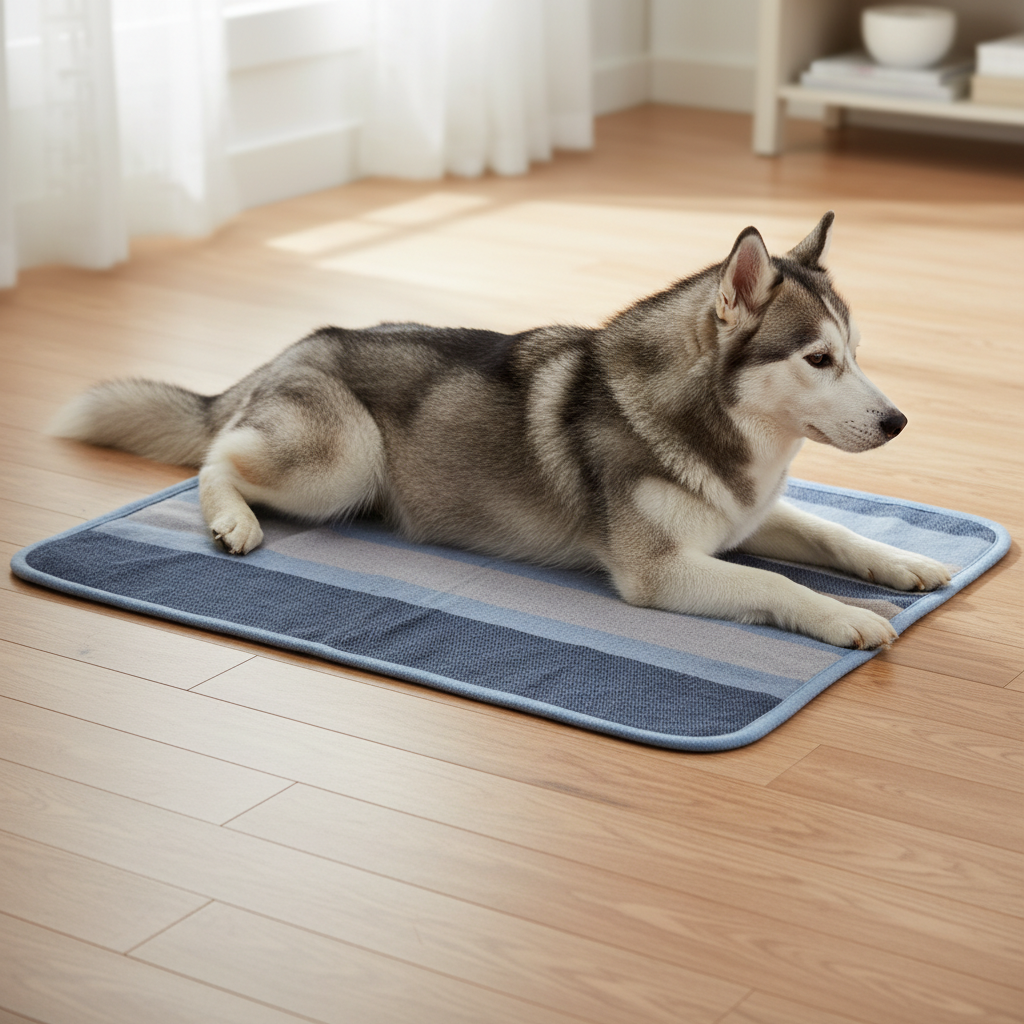 Jack and Vanilla deken voor honden en katten, blauw, 90 cm