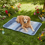 Jack and Vanilla deken voor honden en katten, blauw, 90 cm