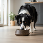 Jack and Vanilla voerbak voor honden en katten, bruin, 14 cm