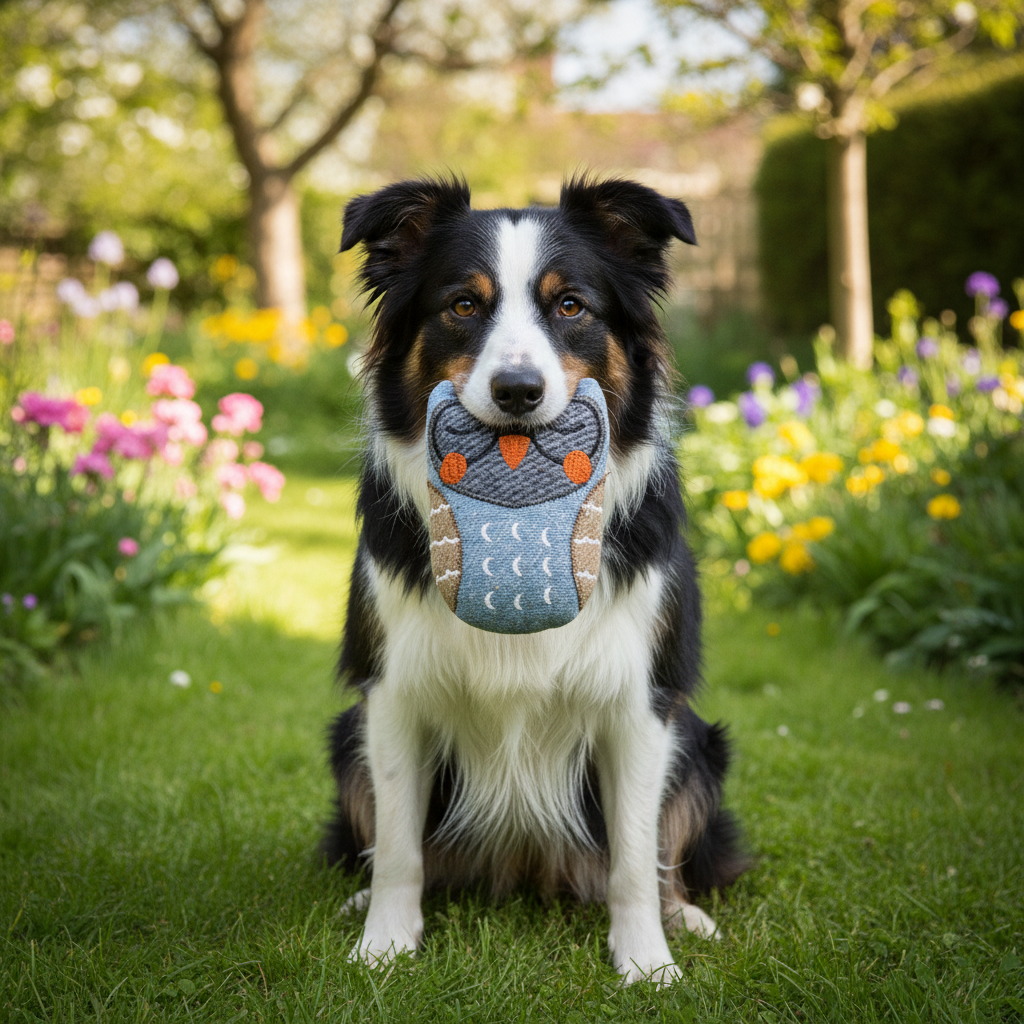Jack and Vanilla speeltje voor honden, blauw, 13 cm