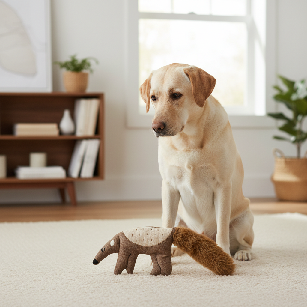 Jack and Vanilla speeltje voor honden, bruin, 40 cm