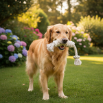 Jack and Vanilla touwspeeltje voor honden, naturel, 30 cm