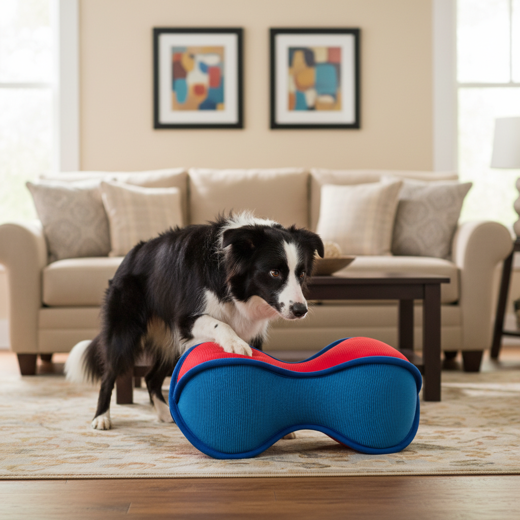 Jack and Vanilla speeltje voor honden, rood, 20 cm