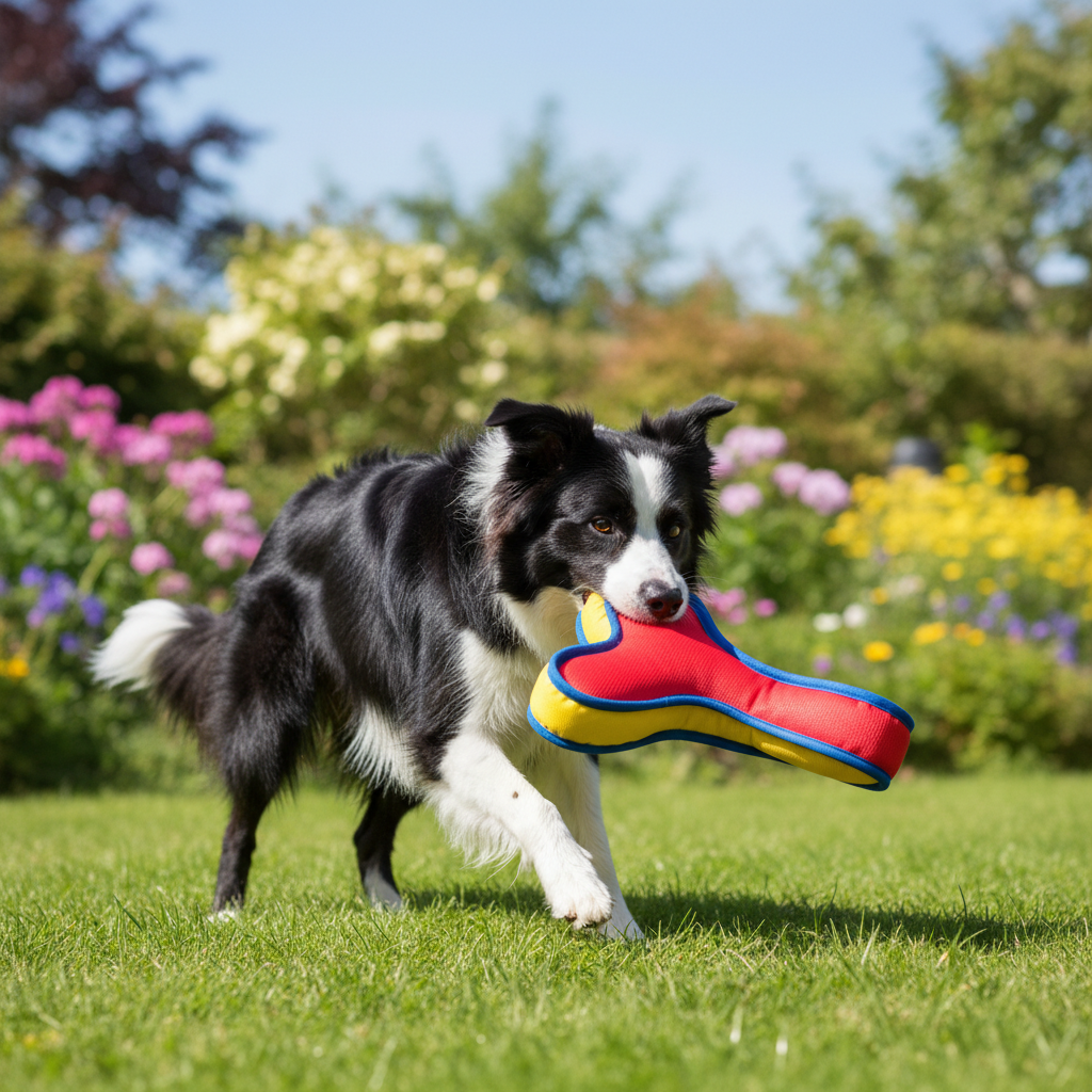 Jack and Vanilla speeltje voor honden, rood, 21 cm