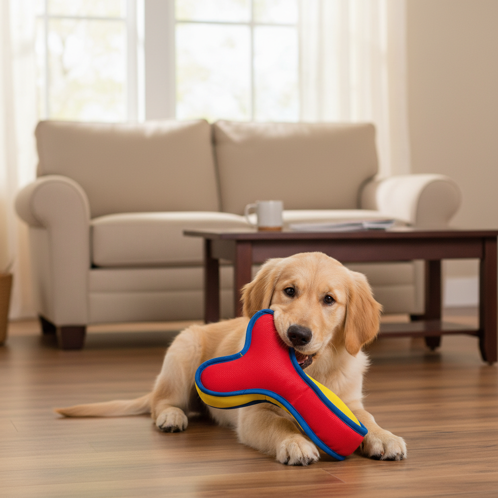 Jack and Vanilla speeltje voor honden, rood, 21 cm