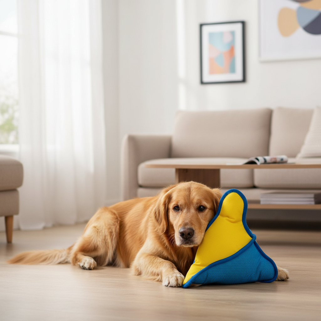 Jack and Vanilla speeltje voor honden, blauw, 18 cm