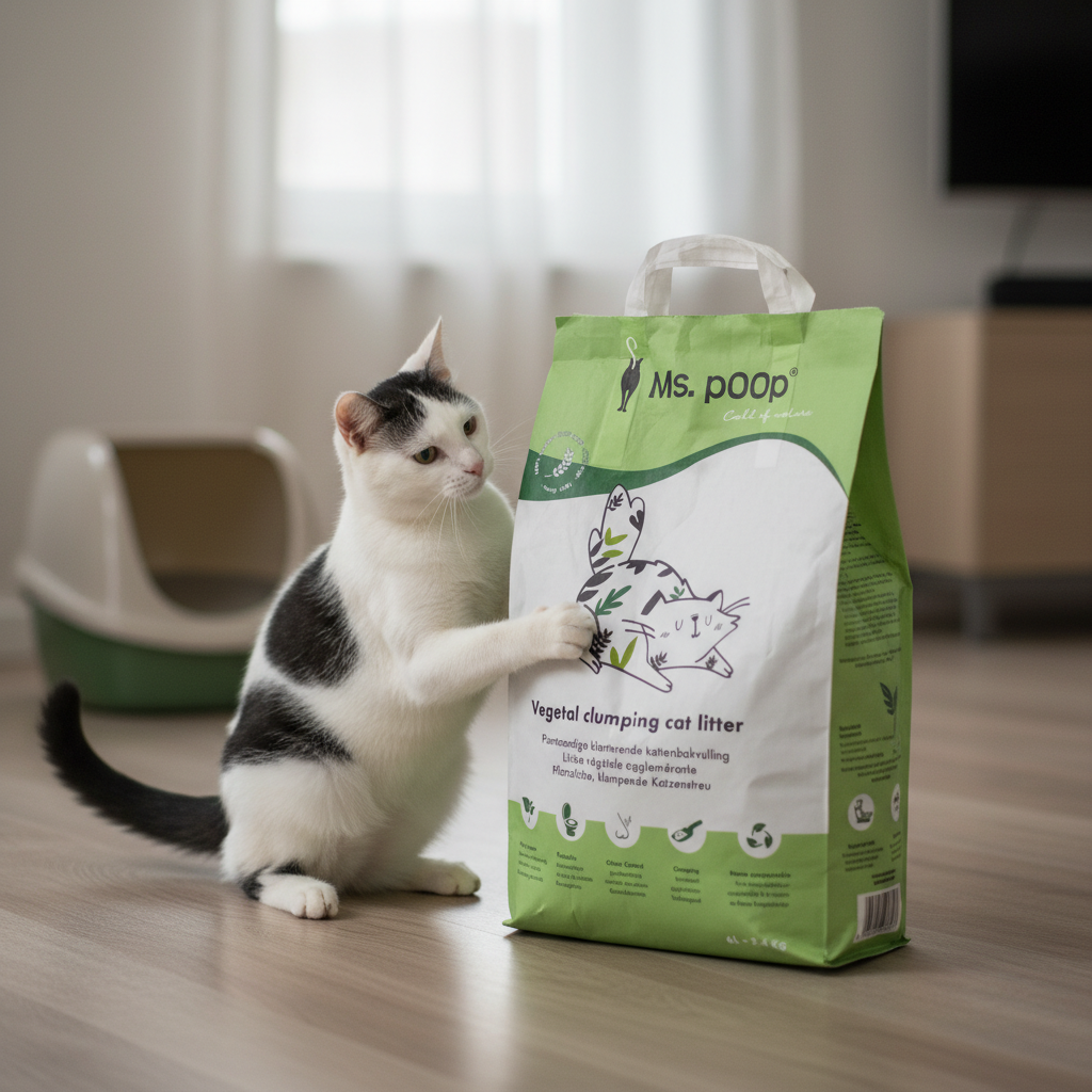 Ms. Poop kattenbakvulling voor katten, 6 liter
