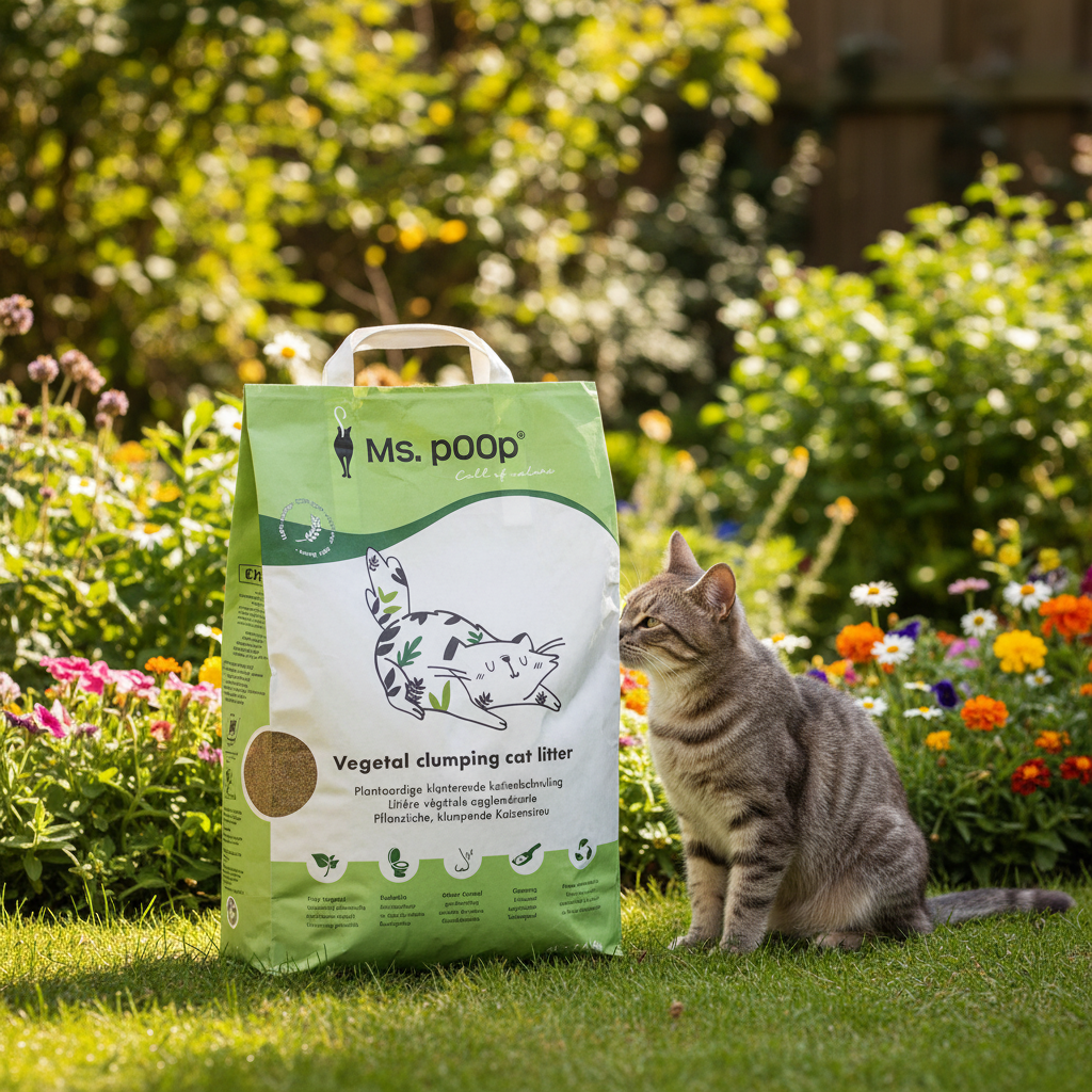 Ms. Poop kattenbakvulling voor katten, 6 liter