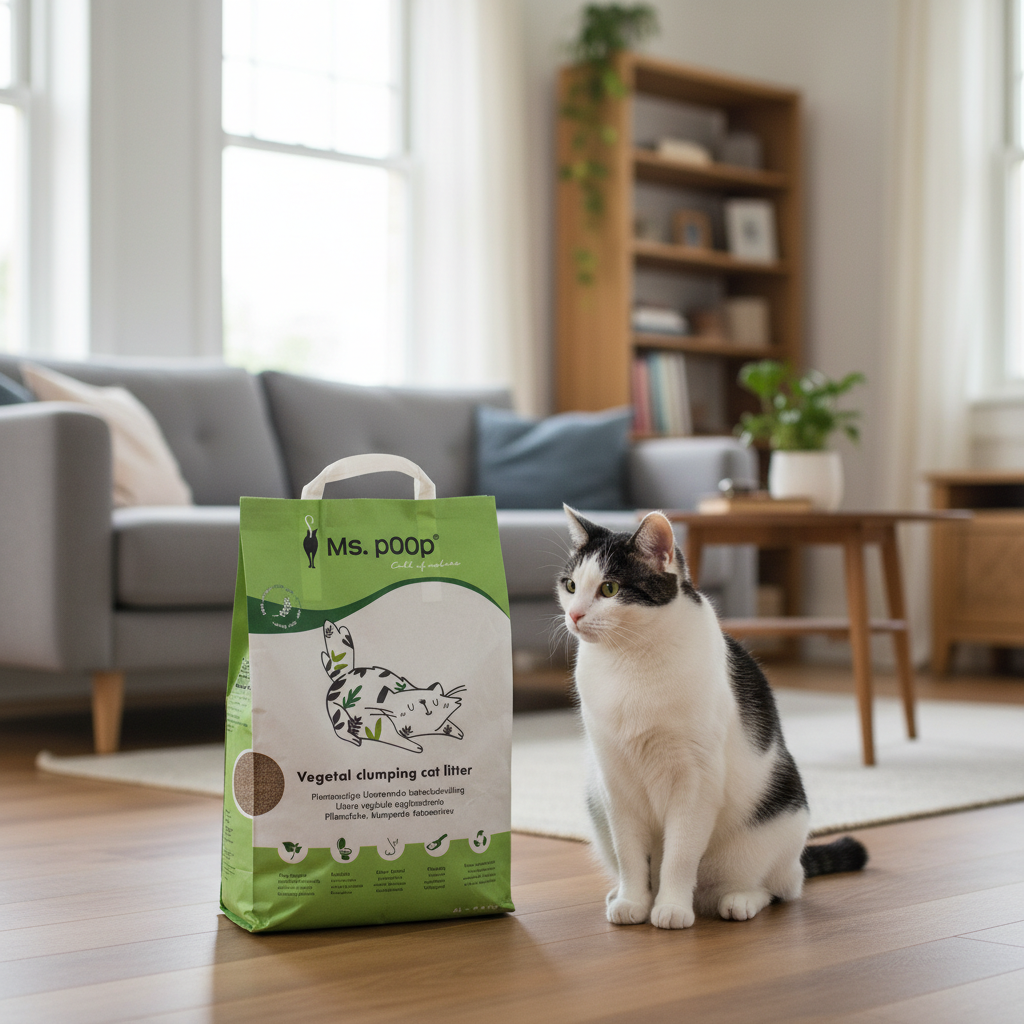 Ms. Poop kattenbakvulling voor katten, 6 liter