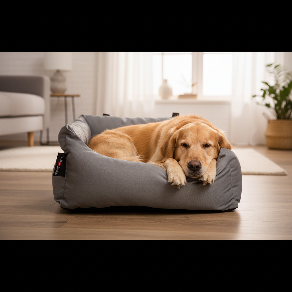 Jack and Vanilla product voor honden, grijs