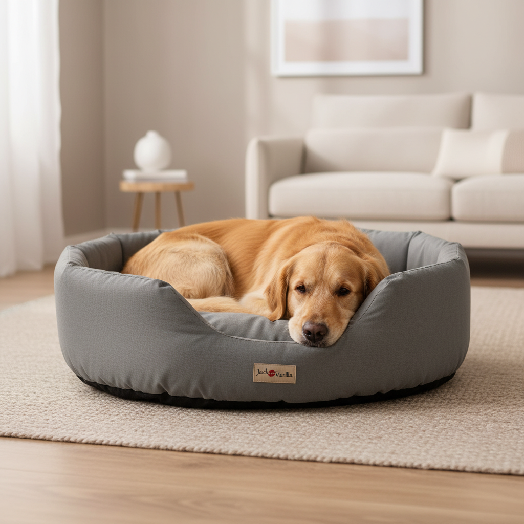 Jack and Vanilla mand voor honden, grijs