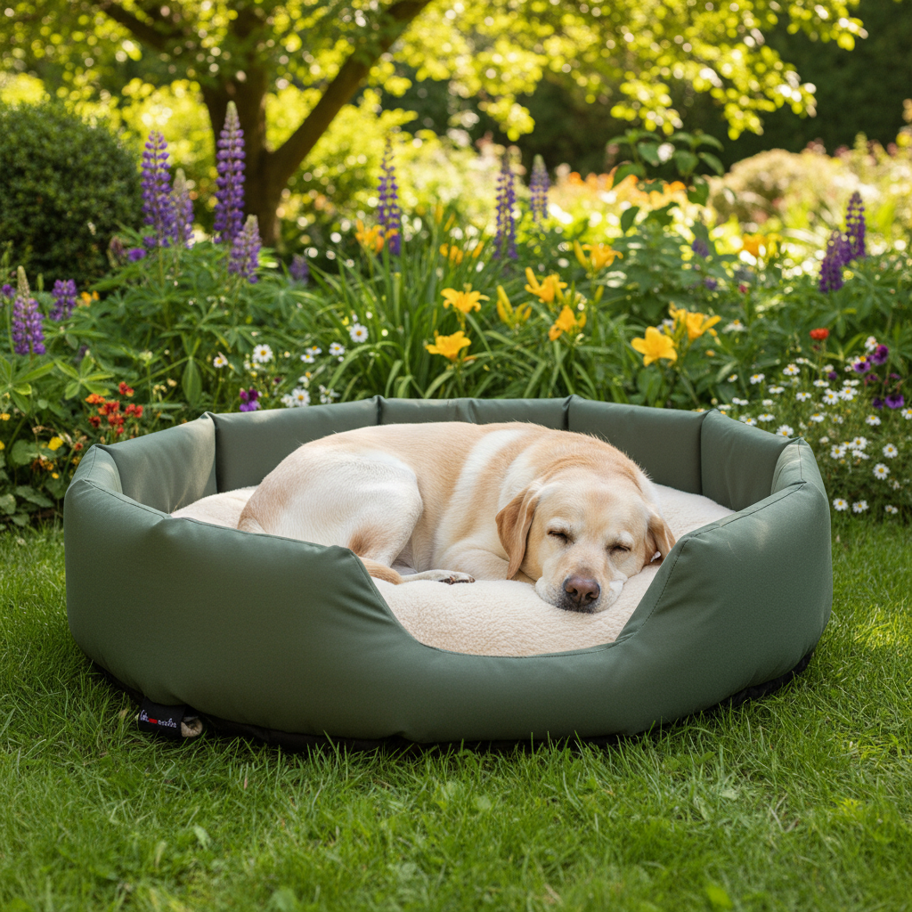 Jack and Vanilla mand voor honden, groen