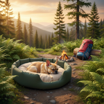 Jack and Vanilla mand voor honden, groen