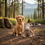 Jack and Vanilla pluche knuffel voor honden