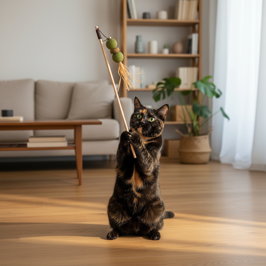 Jack and Vanilla speeltje voor katten, bruin