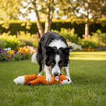 Jack and Vanilla pluche knuffel voor honden, oranje