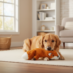 Jack and Vanilla pluche knuffel voor honden, oranje