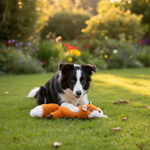 Jack and Vanilla pluche knuffel voor honden, oranje