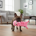 Jack and Vanilla pluche knuffel voor honden, roze