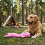 Jack and Vanilla pluche knuffel voor honden, roze