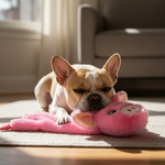 Jack and Vanilla pluche knuffel voor honden, roze