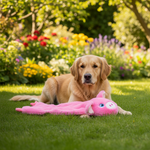 Jack and Vanilla pluche knuffel voor honden, roze