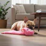 Jack and Vanilla pluche knuffel voor honden, roze