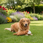 Jack and Vanilla pluche knuffel voor honden, bruin