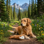 Jack and Vanilla pluche knuffel voor honden, bruin