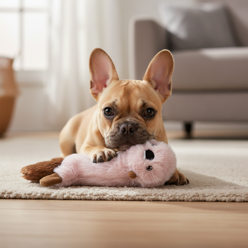 Jack and Vanilla pluche knuffel voor honden, beige
