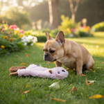 Jack and Vanilla pluche knuffel voor honden, beige