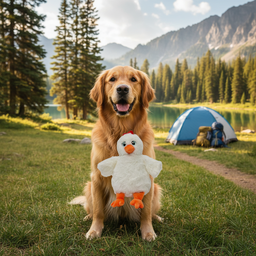 Jack and Vanilla pluche knuffel voor honden