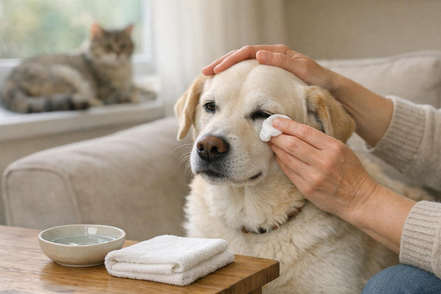 Oogverzorging voor hond en kat bij TIERLO